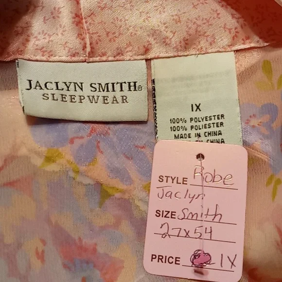 Gorgeous 1X Jaclyn Smith Stunning Lingerie Gown with Matching Robe Feminine - Picture 15 of 15